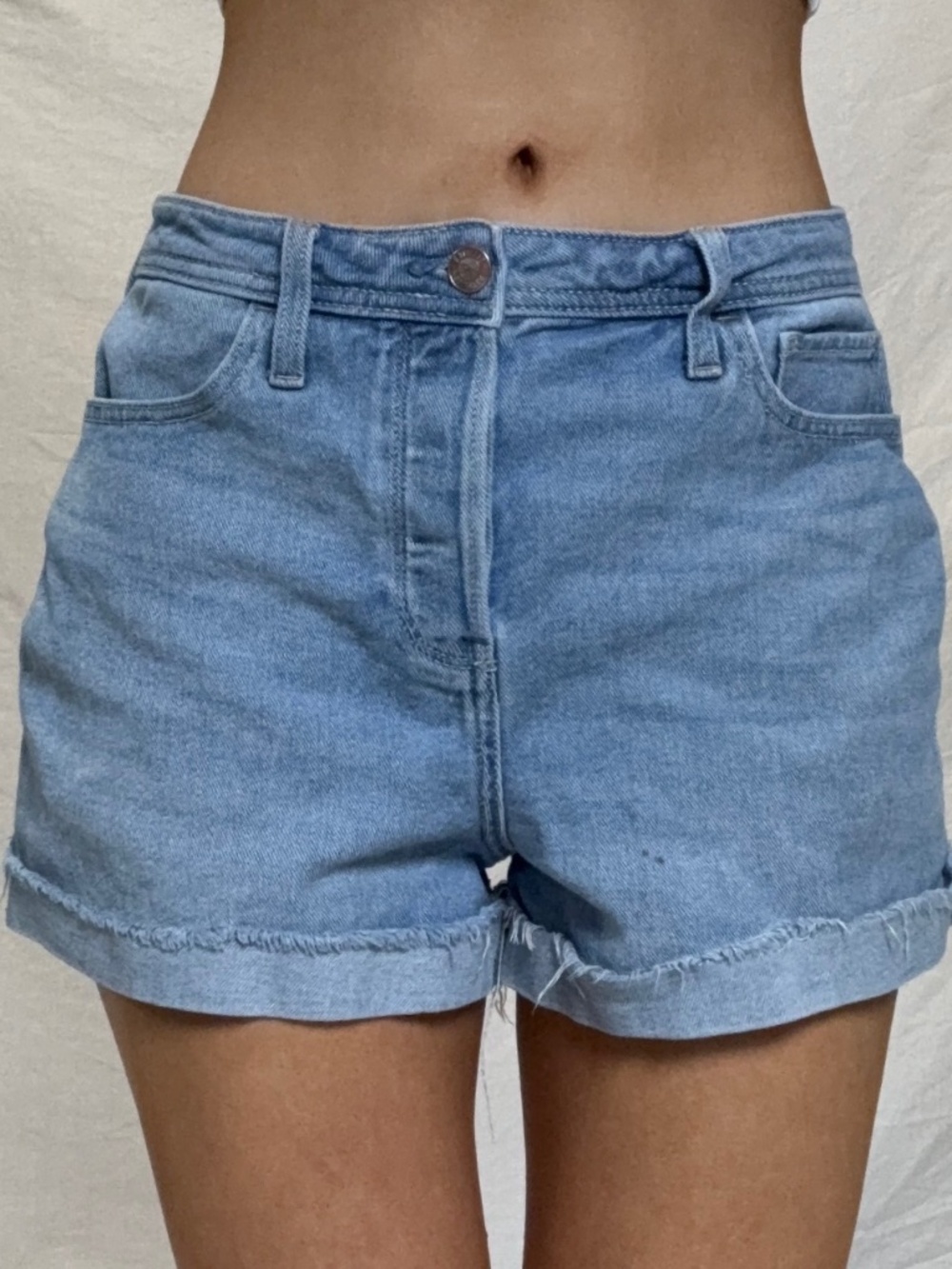 American Eagle high-rise denim shorts (W29)